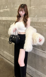 モデル：160cm（着用サイズ：S　着用カラー：BLK）