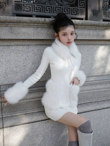 モデル：160cm（着用サイズ：FREE　着用カラー：WHT）