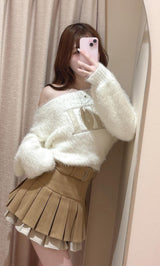 モデル：160cm（着用サイズ：FREE　着用カラー：IVO）