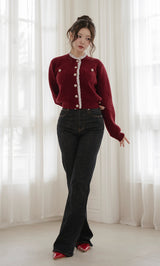 モデル：164cm（着用サイズ：FREE　着用カラー：RED）