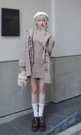 モデル：155cm（着用サイズ：FREE　着用カラー：MOC）