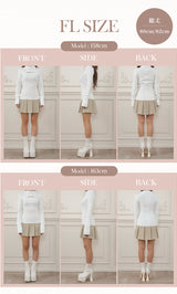 モデル：158cm/163cm（着用サイズ：F-L　着用カラー：WHT）