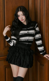 モデル：164cm（着用サイズ：FREE　着用カラー：BLK）