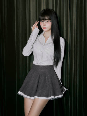 モデル：164cm（着用サイズ：FREE　着用カラー：WHT）