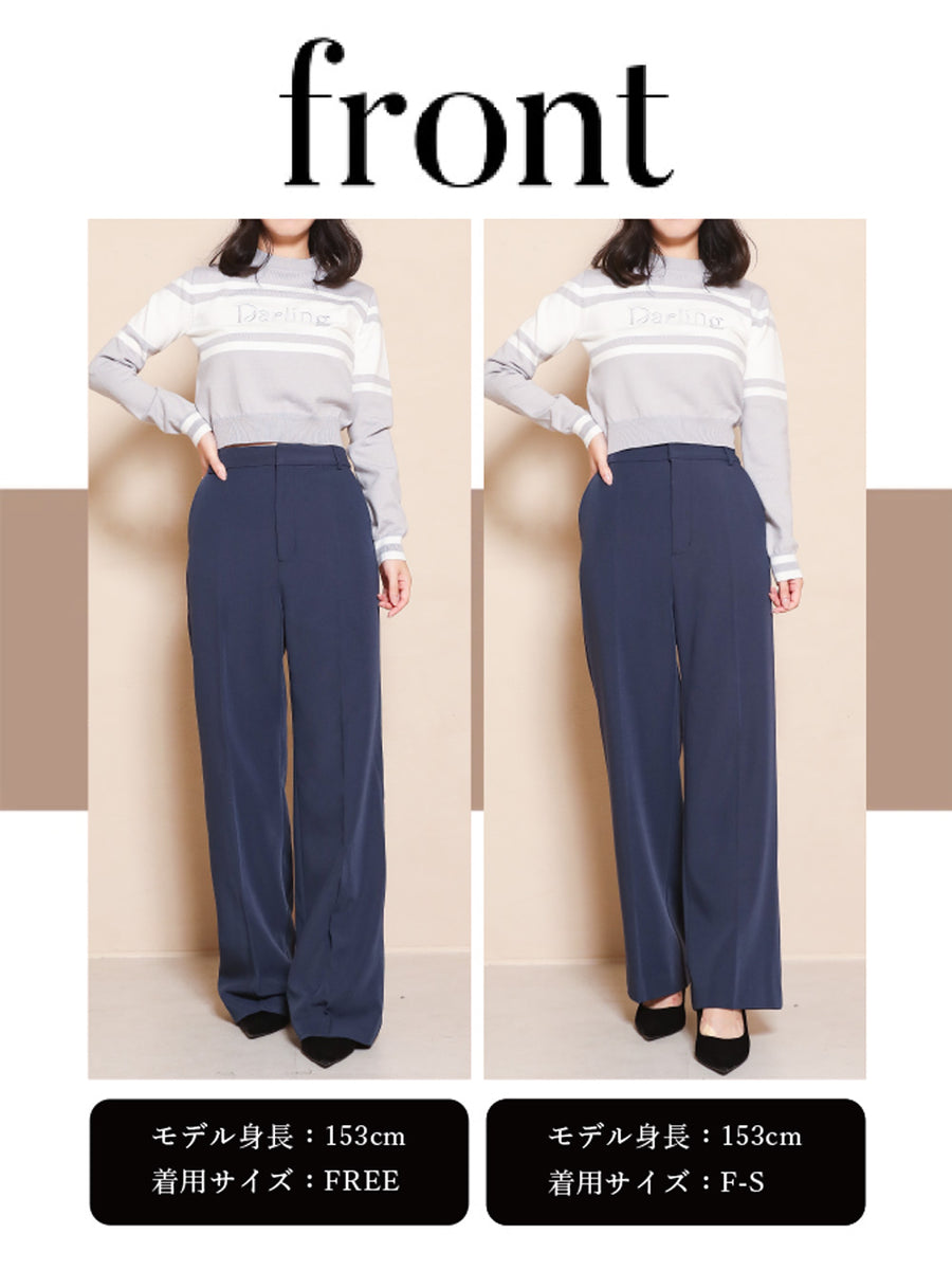 モデル：153cm（着用サイズ：F-S/FREE　着用カラー：NVY）