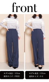 モデル：153cm（着用サイズ：F-S/FREE　着用カラー：NVY）