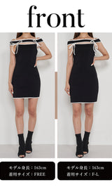 モデル：163cm（着用サイズ：FREE/F-L　着用カラー：BLK）