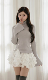 モデル：164cm（着用サイズ：FREE　着用カラー：GRY）