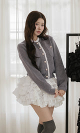 モデル：164cm（着用サイズ：FREE　着用カラー：GRY）