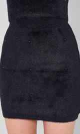 モデル：163cm（着用サイズ：FREE　着用カラー：BLK）