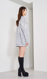 モデル：163cm（着用サイズ：F-L　着用カラー：GRY）