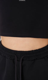 モデル：163cm（着用サイズ：FREE　着用カラー：BLK）