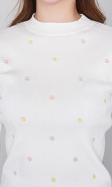 モデル：158cm（着用サイズ：FREE　着用カラー：WHT）