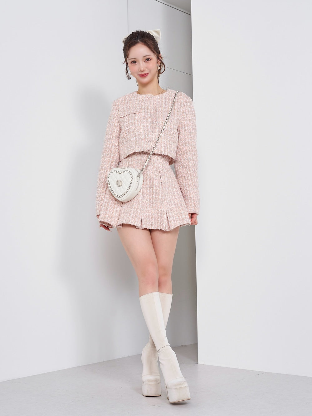 ファンシーツイードフレアミニスカート – Darich (ダーリッチ)