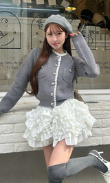 モデル：161cm（着用サイズ：FREE　着用カラー：GRY）