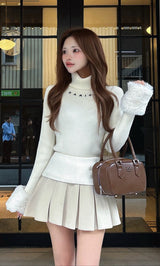 モデル：158cm（着用サイズ：FREE　着用カラー：IVO）