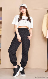 オブリークテーパードパンツ