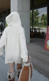 モデル：163cm（着用サイズ：FREE　着用カラー：IVO）