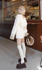 モデル：155cm（着用サイズ：FREE　着用カラー：WHT）