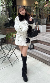 モデル：151cm（着用サイズ：FREE　着用カラー：WHT）