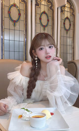 モデル：158cm（着用サイズ：FREE　着用カラー：WHT）