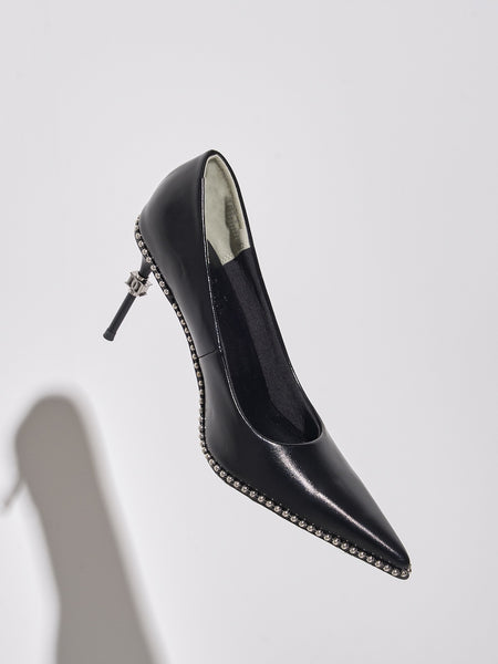 Ball Chain Heel Pumps