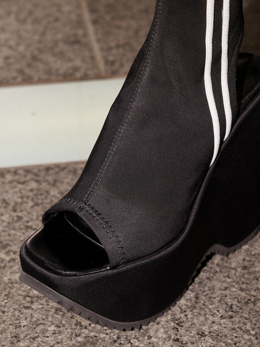 ダーリッチオープントゥトラックソールブ ーツ ダーリッチ Darich オープントゥトラックソールブーツ