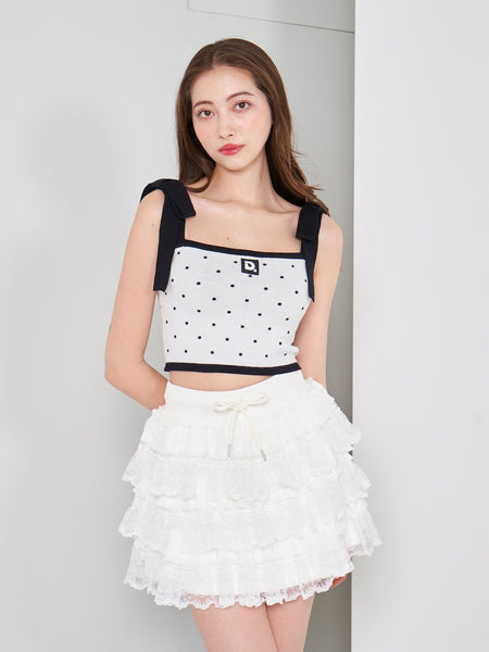 Dotted Ribbon Camisole