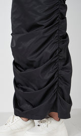 モデル：163cm（着用サイズ：FREE　着用カラー：BLK）