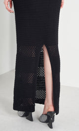 モデル：165cm（着用サイズ：FREE　着用カラー：BLK）