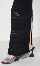 モデル：165cm（着用サイズ：FREE　着用カラー：BLK）