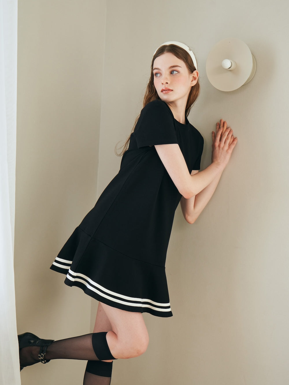 ラインカットフレアミニワンピース – Darich (ダーリッチ)