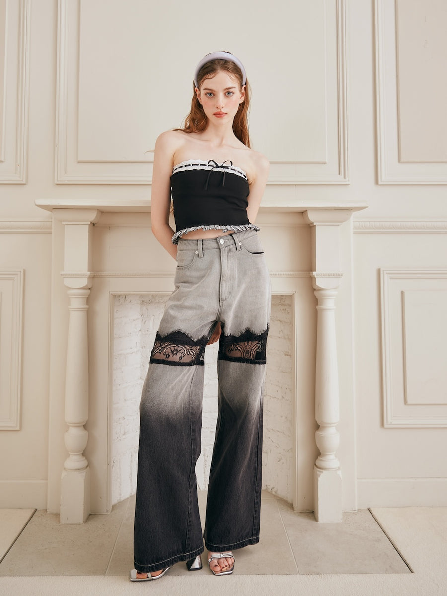 モデル：170cm（着用サイズ：FREE　着用カラー：BLK）