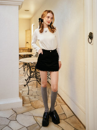モデル：173cm（着用サイズ：M　着用カラー：BLK）