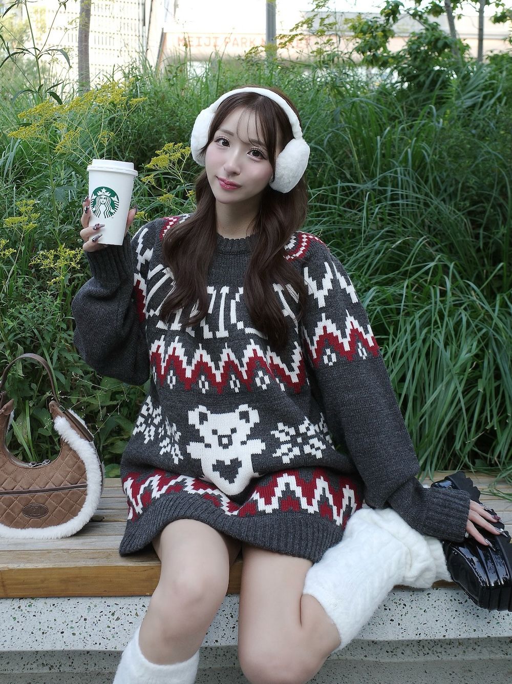 ノルディックベアニットプルオーバー