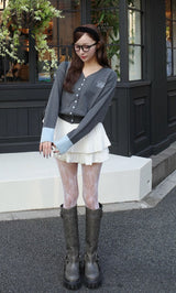 モデル：156cm（着用サイズ：FREE　着用カラー：C-GRY）