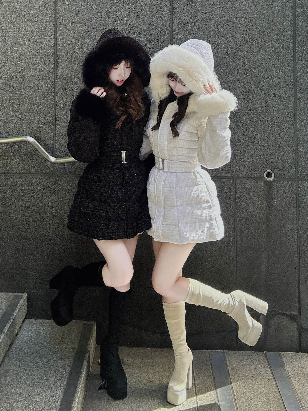 【BLK】160cm/S 【WHT】157cm/S