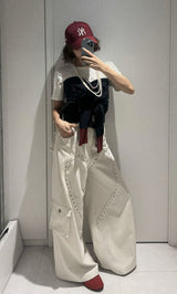 モデル：161cm（着用サイズ：FREE　着用カラー：NVY）