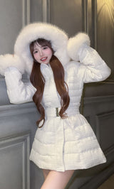 モデル：158cm（着用サイズ：S　着用カラー：WHT）