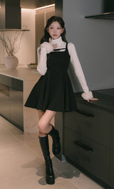 モデル：165cm（着用サイズ：FREE　着用カラー：BLK）