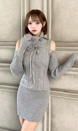 モデル：156cm（着用サイズ：FREE　着用カラー：GRY）