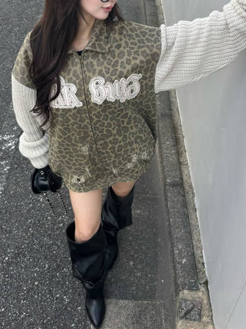 モデル：158cm（着用サイズ：FREE　着用カラー：BEG）