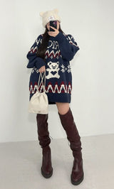 モデル：155cm（着用サイズ：FREE　着用カラー：NVY）