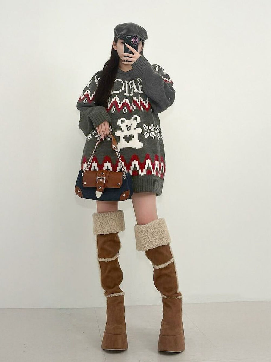 モデル：155cm（着用サイズ：FREE　着用カラー：C-GRY）