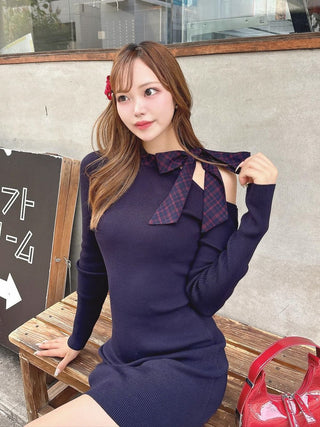 モデル：166cm（着用サイズ：FREE　着用カラー：NVY）