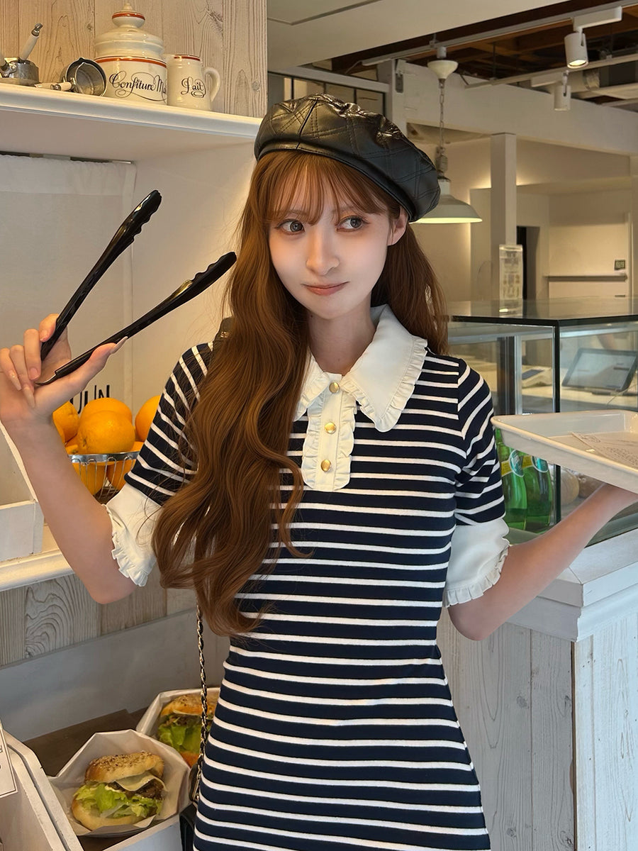 モデル：161cm（着用サイズ：FREE　着用カラー：NVY）