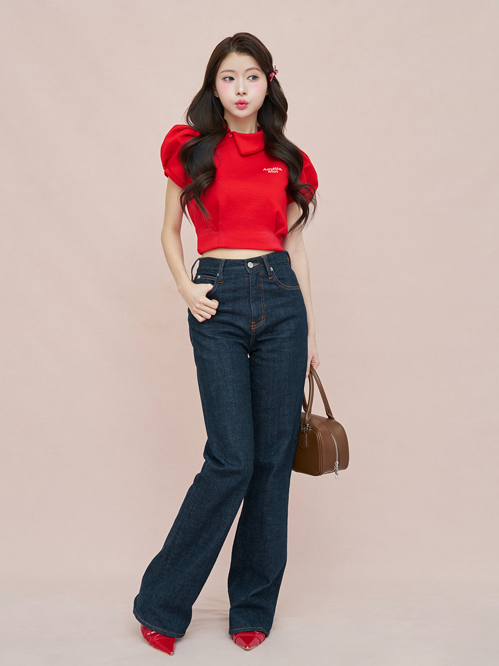 マシュマロポロアシンメトリートップス – Darich