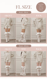 モデル：161cm/165cm（着用サイズ：F-L　着用カラー：L-GRY）