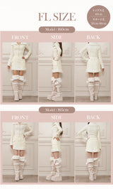 モデル：160cm/165cm（着用サイズ：FREE　着用カラー：WHT）