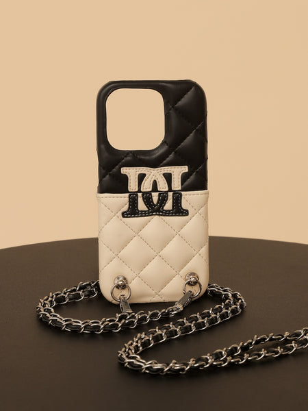 Bicolor Die-cut Logo iPhone Case